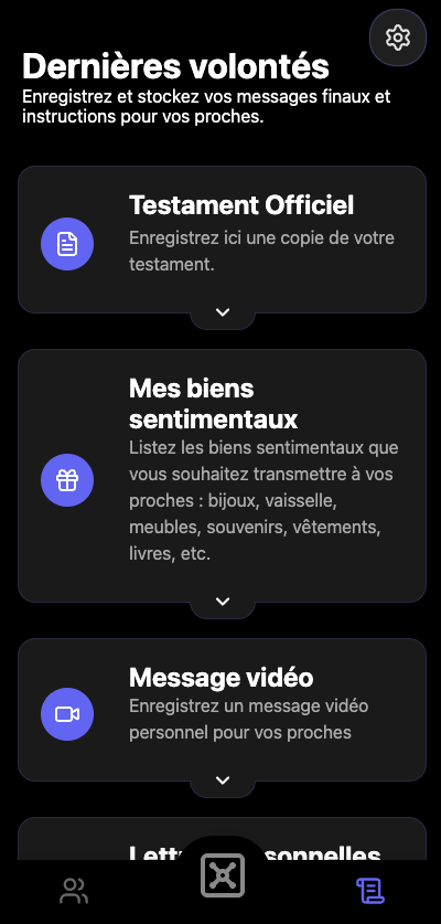 Dernière volonté Heirion